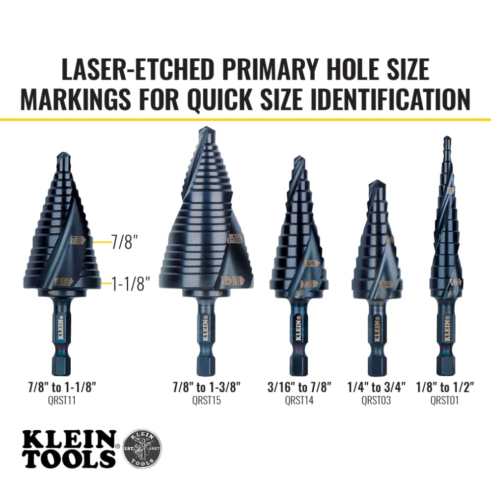 Klein Tools QRST11 coating with aluminum titanium nitride.