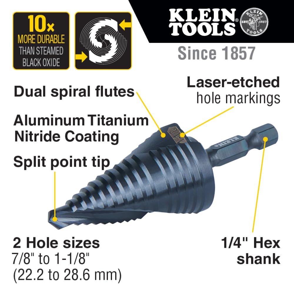 Klein Tools QRST11 tip close-up showing fast-start tip.