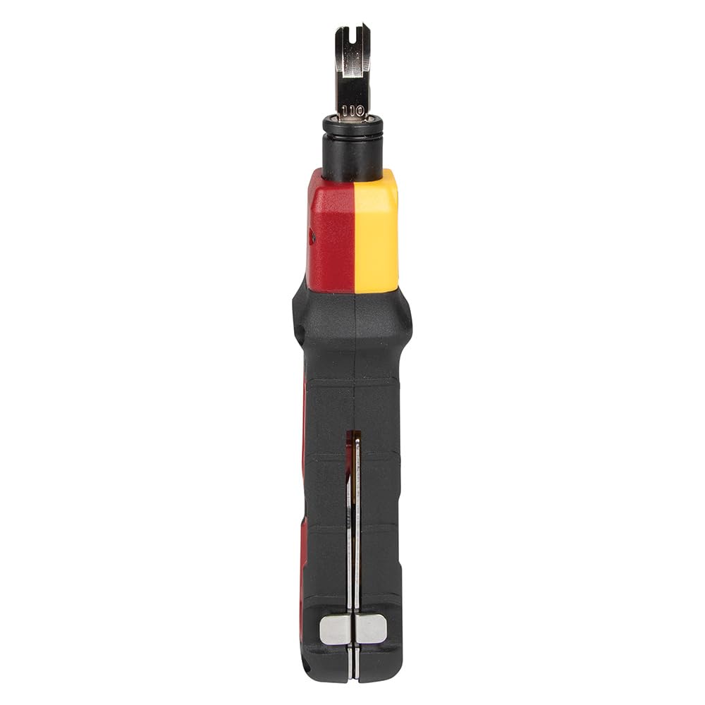 Klein Tools VDV427-300 spring-loaded action speeds wire seating.