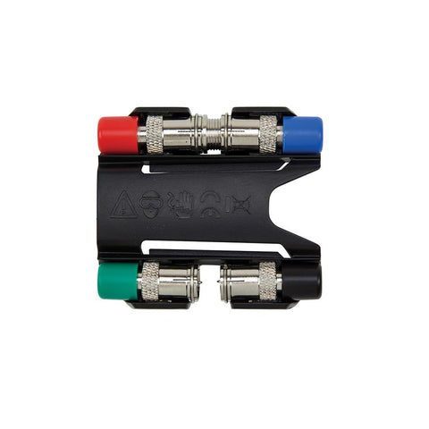 Klein Tools VDV512-110 remote kit with four remotes and holder for coax testing.