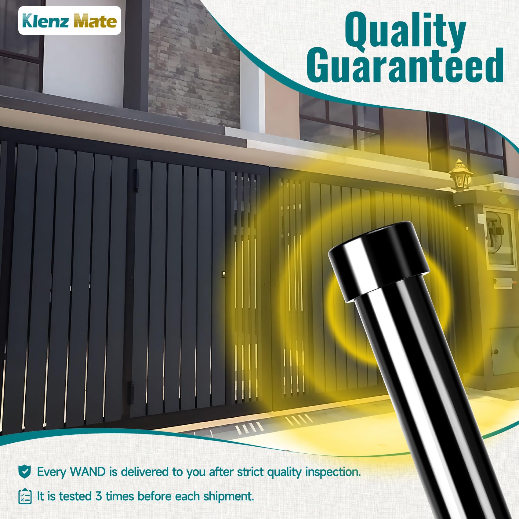 KlenzMate sensor dial enables precise sensitivity control for accurate vehicle detection.