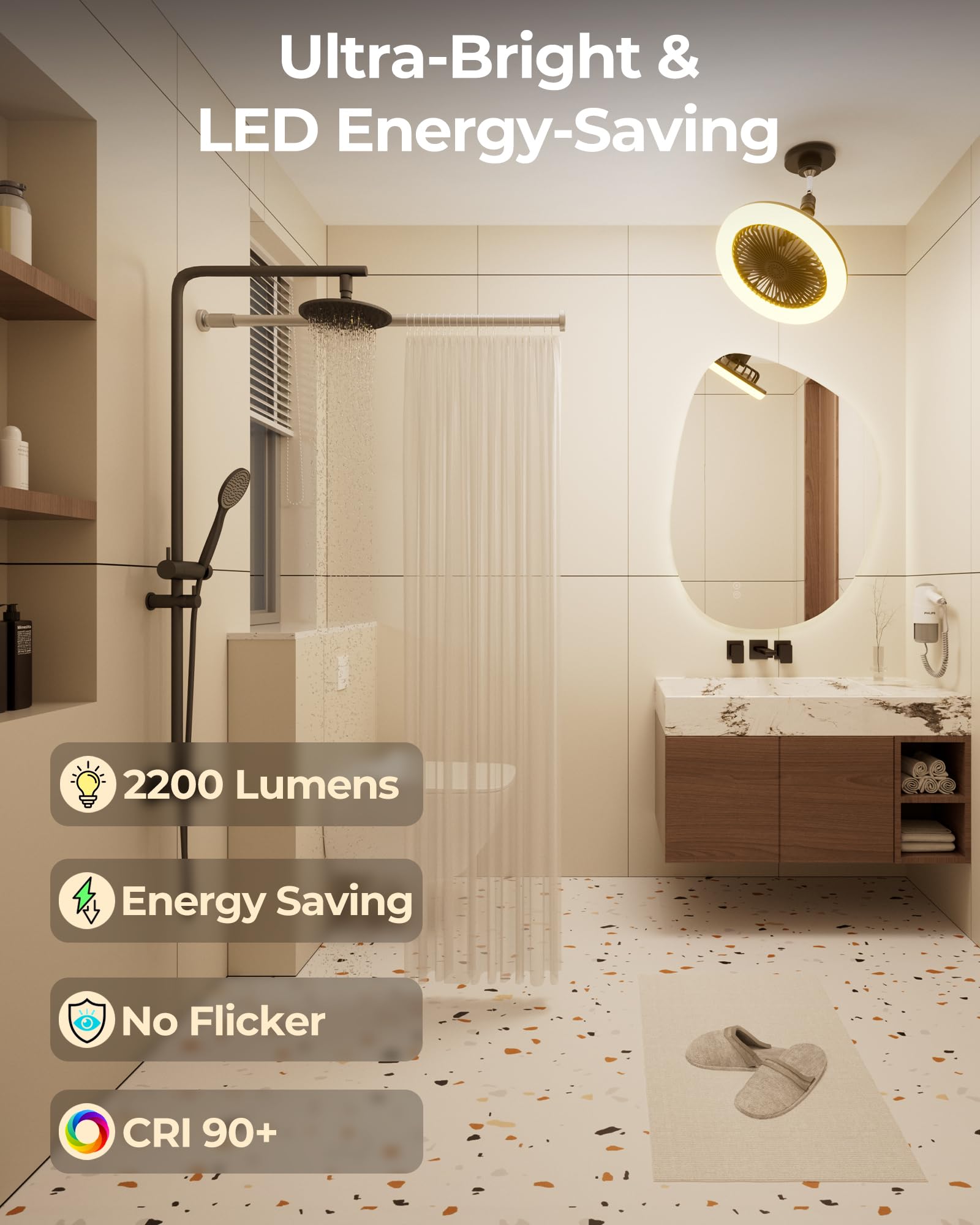 Kleqop energy-efficient LEDs deliver bright light with low power.