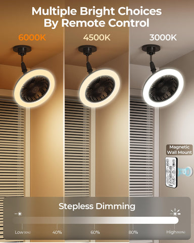 Kleqop brushless motor delivers whisper-quiet airflow.