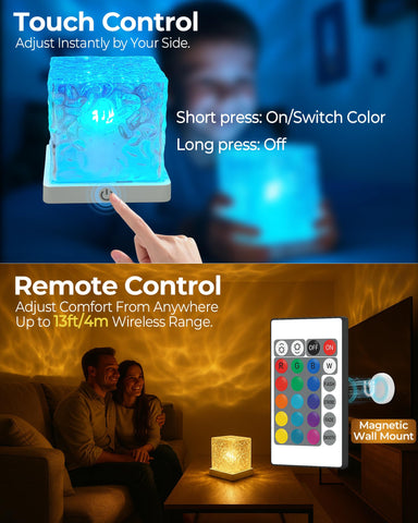Kleqop Remote-control shower light lets you adjust color from across the room.