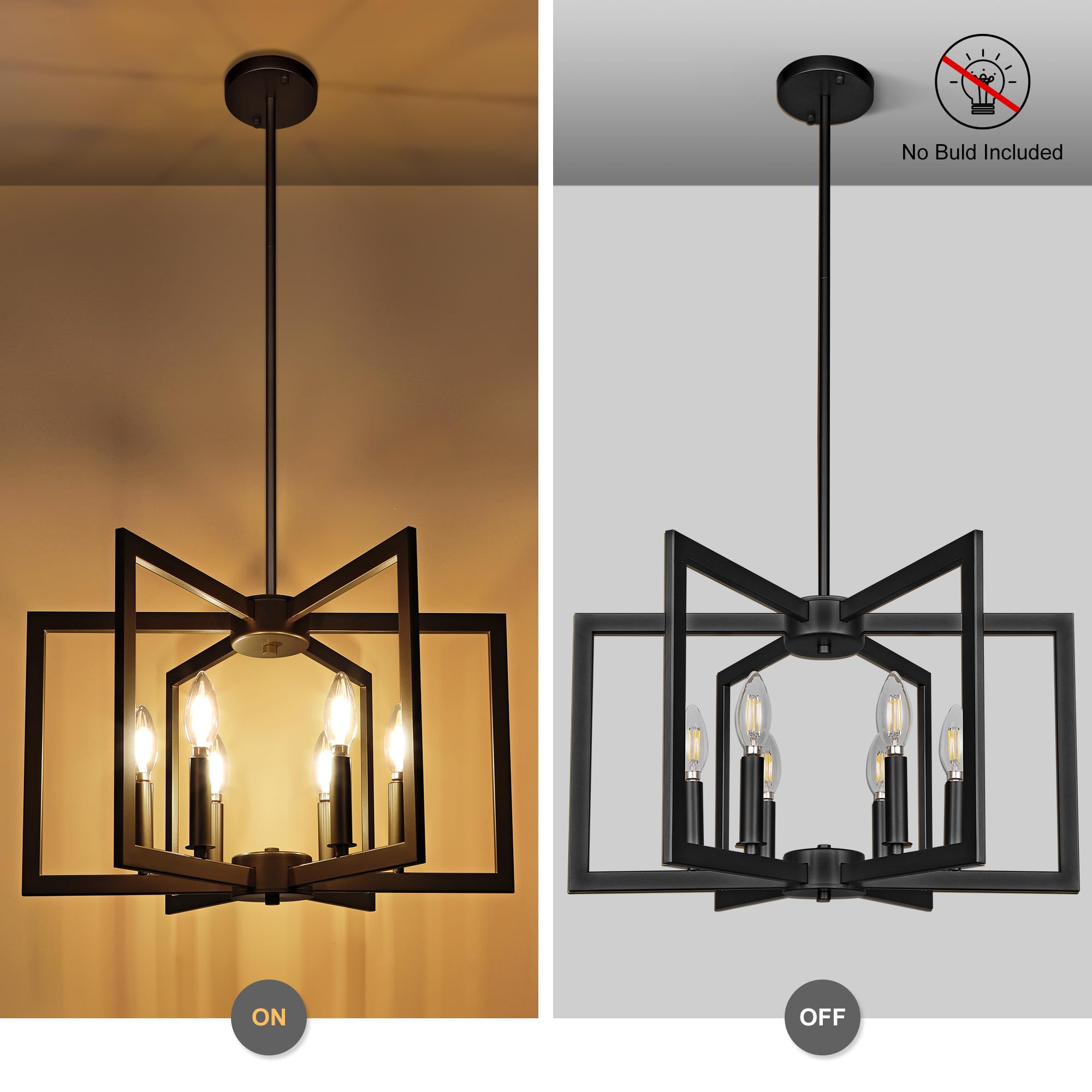 Klgxnrd dimmable-ready chandelier ideal with dimmable bulbs for mood control.