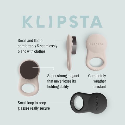 KLIPSTA SPEX Australian-made sustainable materials emphasize eco-friendly design.