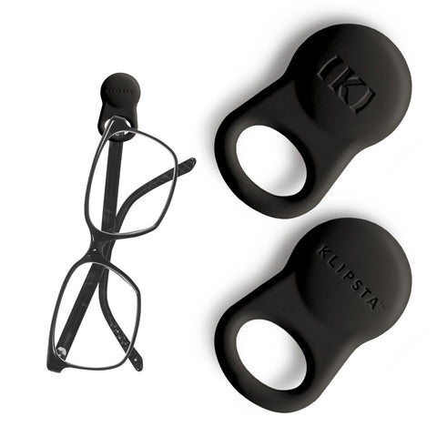 KLIPSTA SPEX glasses clips on clothing with secure magnetic hold.