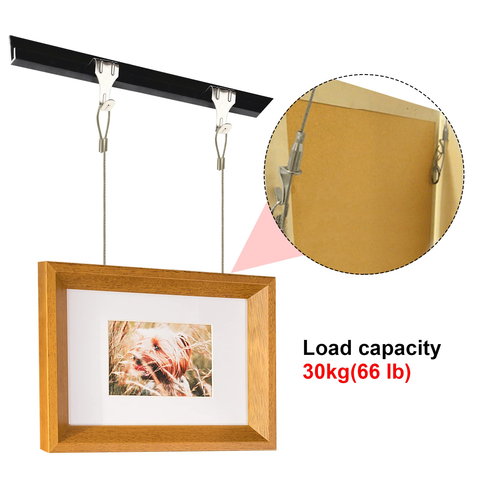 Klisdophe 14-pack frames display kit ideal for galleries and exhibitions.