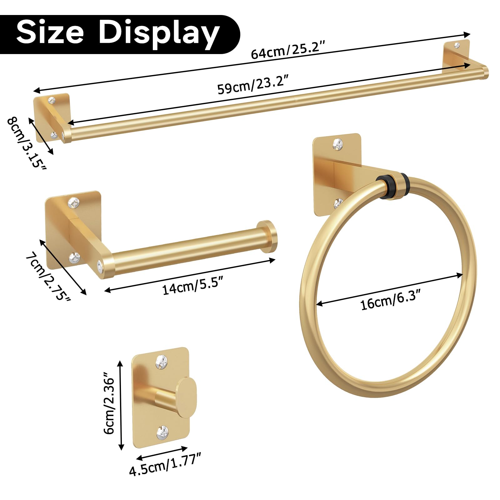 KLJKPA included screws simplify setup and save installation time.