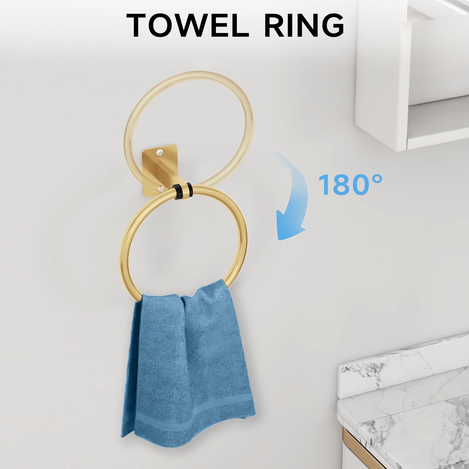 KLJKPA toilet paper holder keeps essentials cleanly within reach.