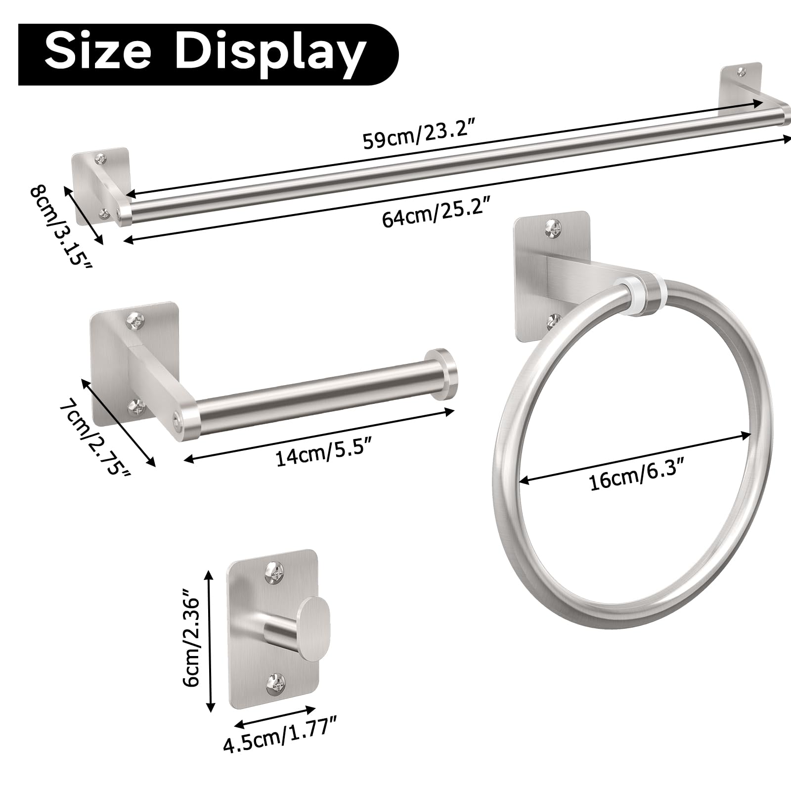 KLJKPA durable brushed nickel finish resists wear and fingerprints