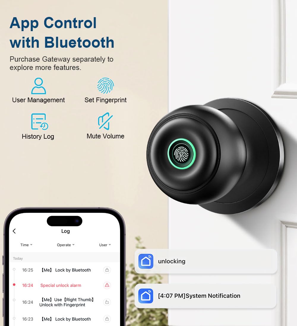 Easy installation of KLLOQUE smart door lock with screwdriver