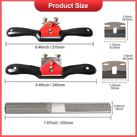 Klmnduo 4-in-1 wood rasp file shapes curves and flats efficiently
