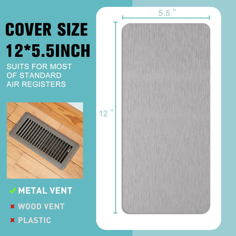 KLOLKUTTA energy-saving vent cover used to reduce drafts in unused spaces.