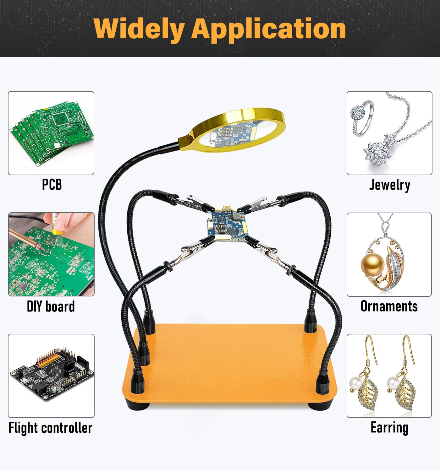 KLSKKJ Use for electronics repair or jewelry crafting with improved visibility.
