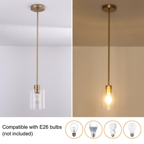 KLSS pendant light features tilting swivel canopy for ceiling angle versatility.