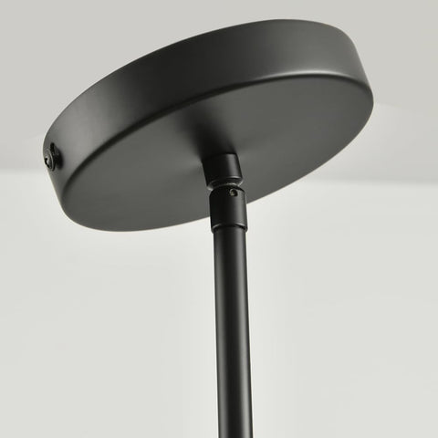 Clear seeded glass shade on KLSS pendant light with easy cleaning