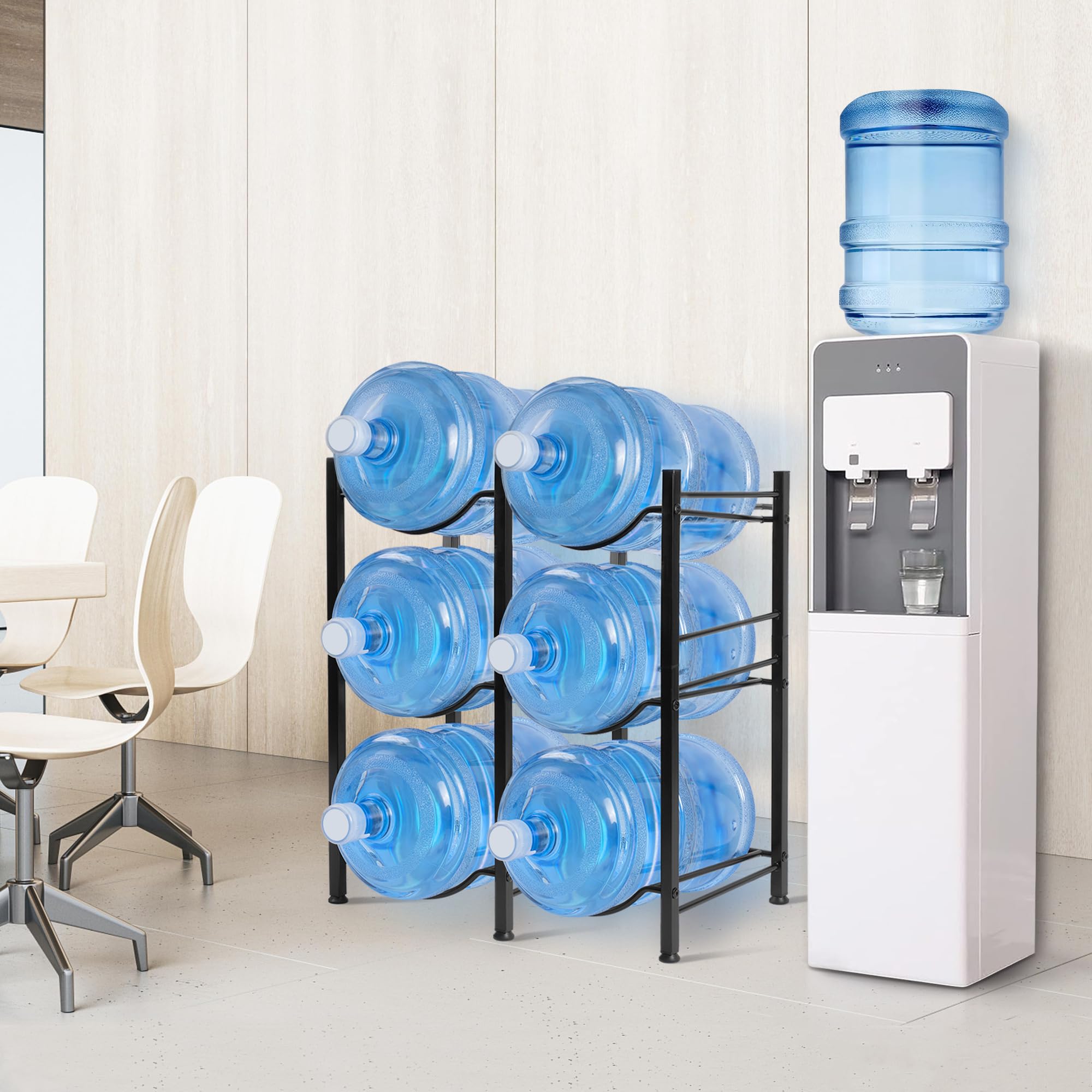 Klvied 3 tier rack viewed from a perspective highlighting compact design and accessibility