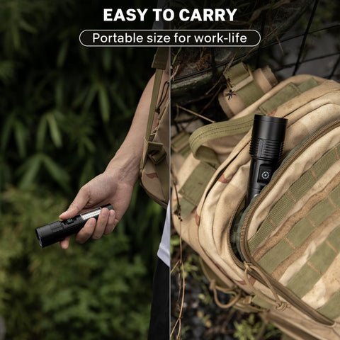 Kmivo aircraft-grade aluminum body emphasizes rugged durability and lightweight build.
