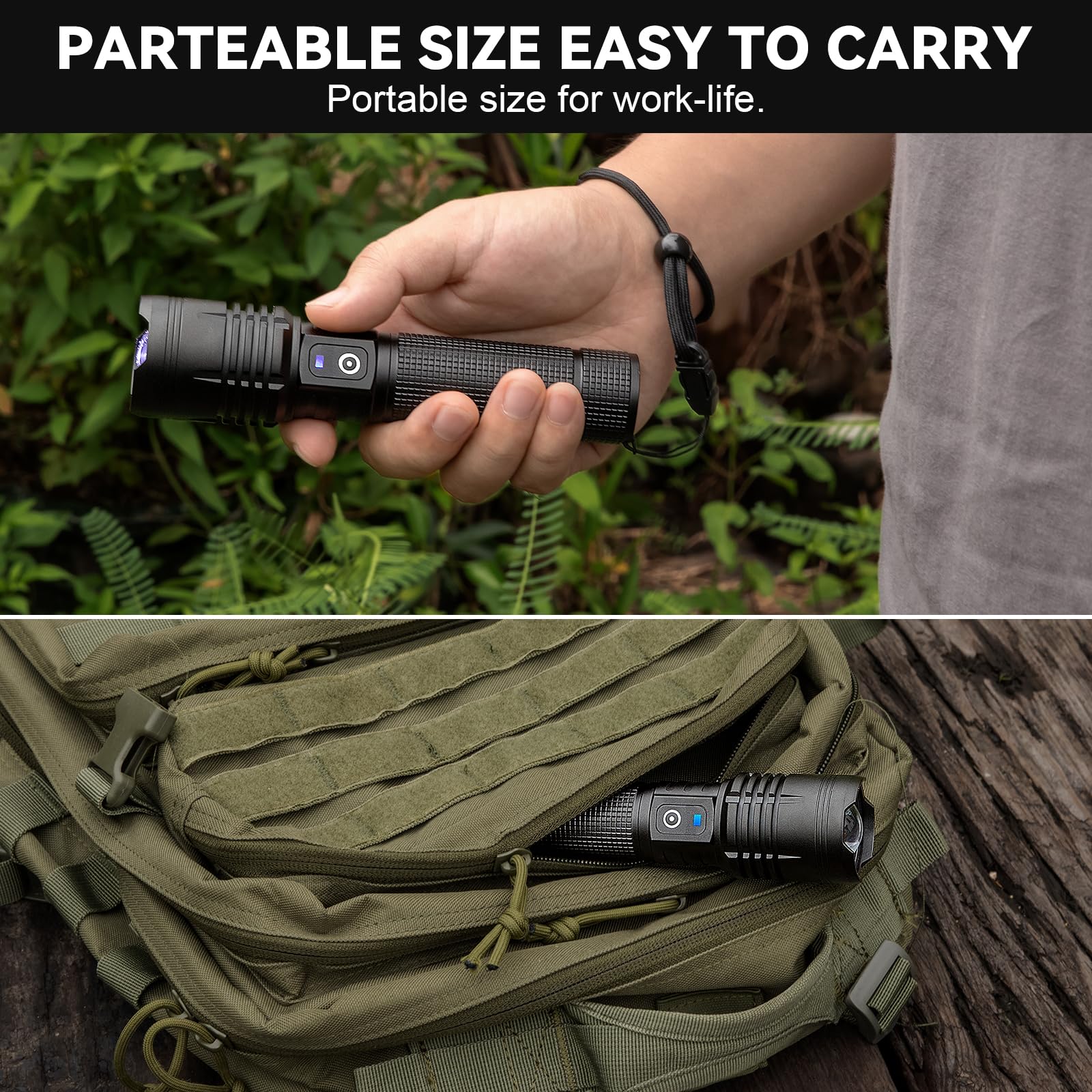 Kmivo kit includes batteries, USB cables, and lanyards for convenience
