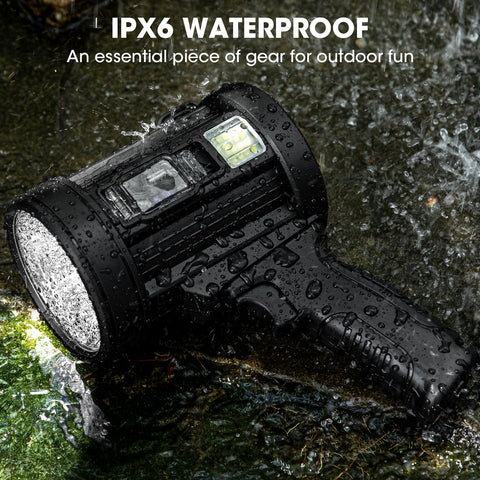 Kmivo IPX5 waterproof design withstands splashes in the field
