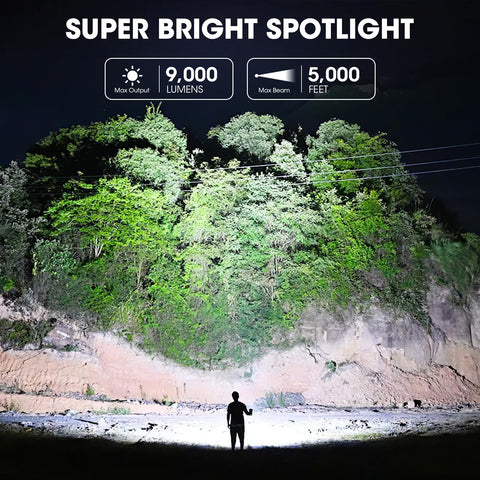 Kmivo Spotlight side LED array aids close-up tasks outdoors