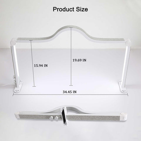 KMLSHLL Large foldable lamp gives ample room and easy transport for on-site work.