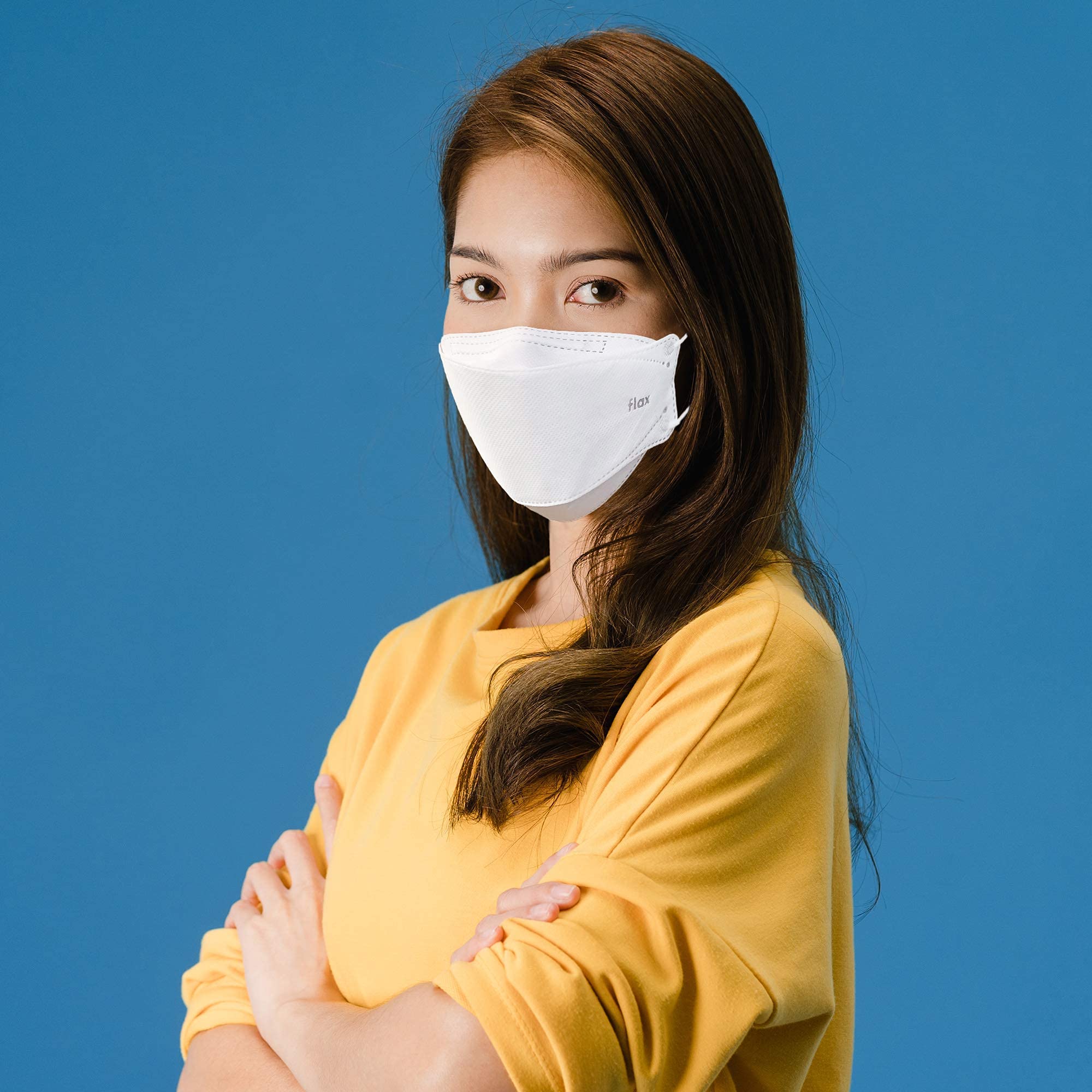 KN FLAX KF94 mask made in Korea with authentic packaging and quality standards