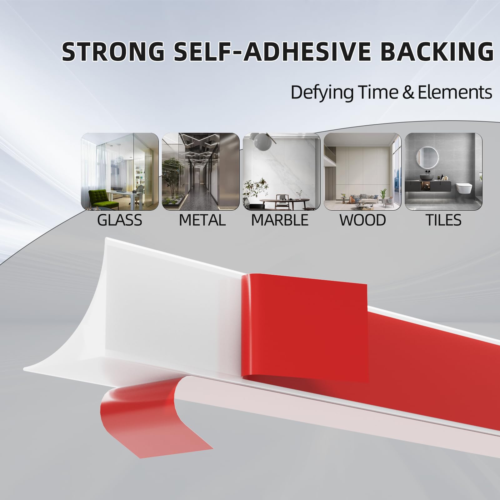 KNEELISA 15x20mm size fits most gaps in walls and cabinetry.