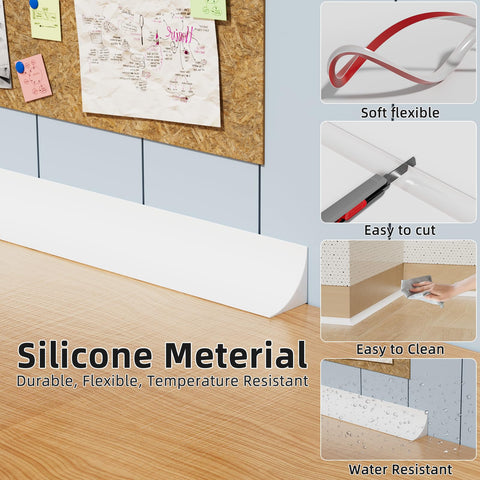 KNEELISA 15x20mm size molding fits common gaps with minimal waste.