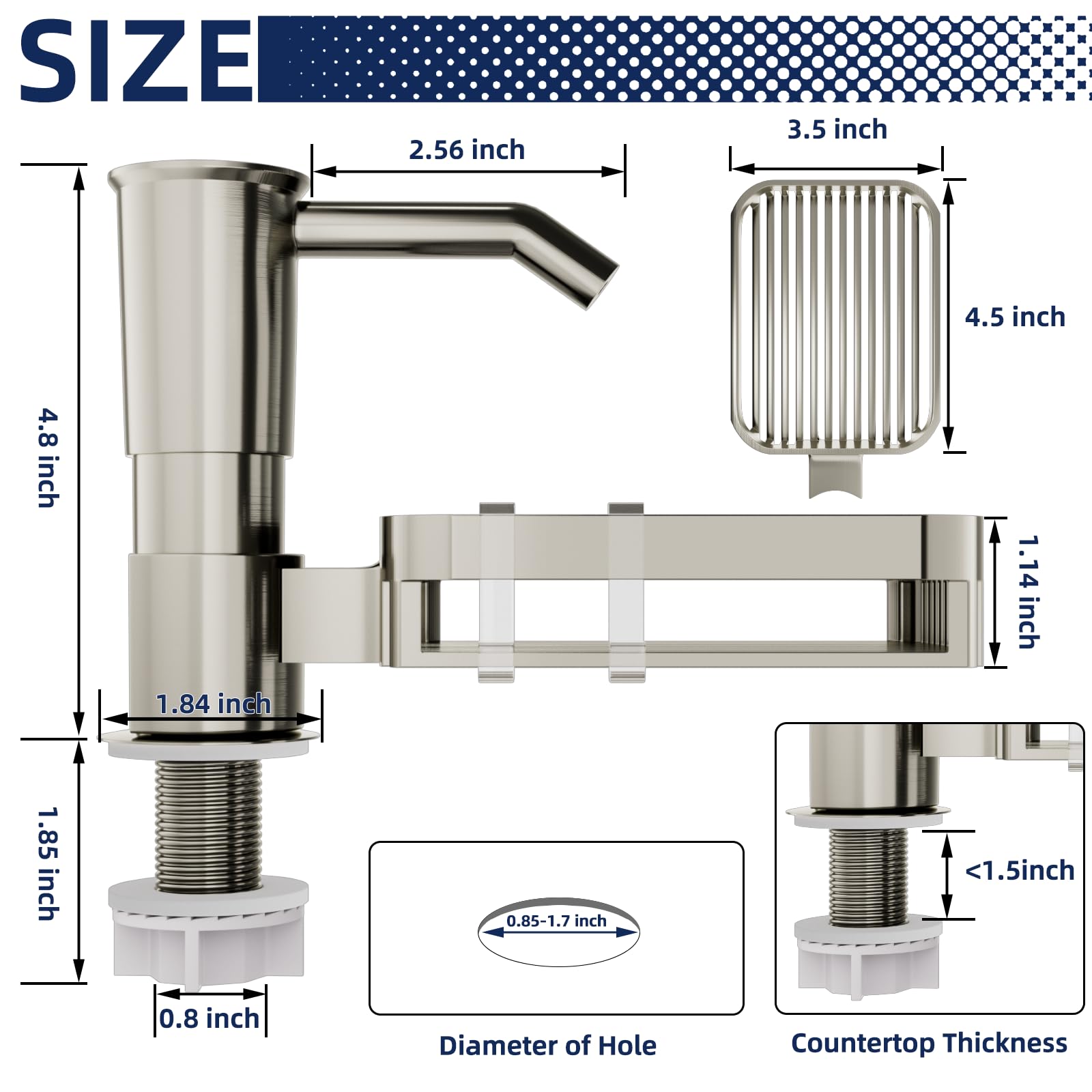 KNEELISA 39 inch extension tube enabling flexible reach for refills