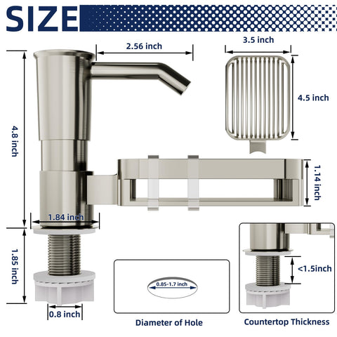 KNEELISA 39 inch extension tube enabling flexible reach for refills