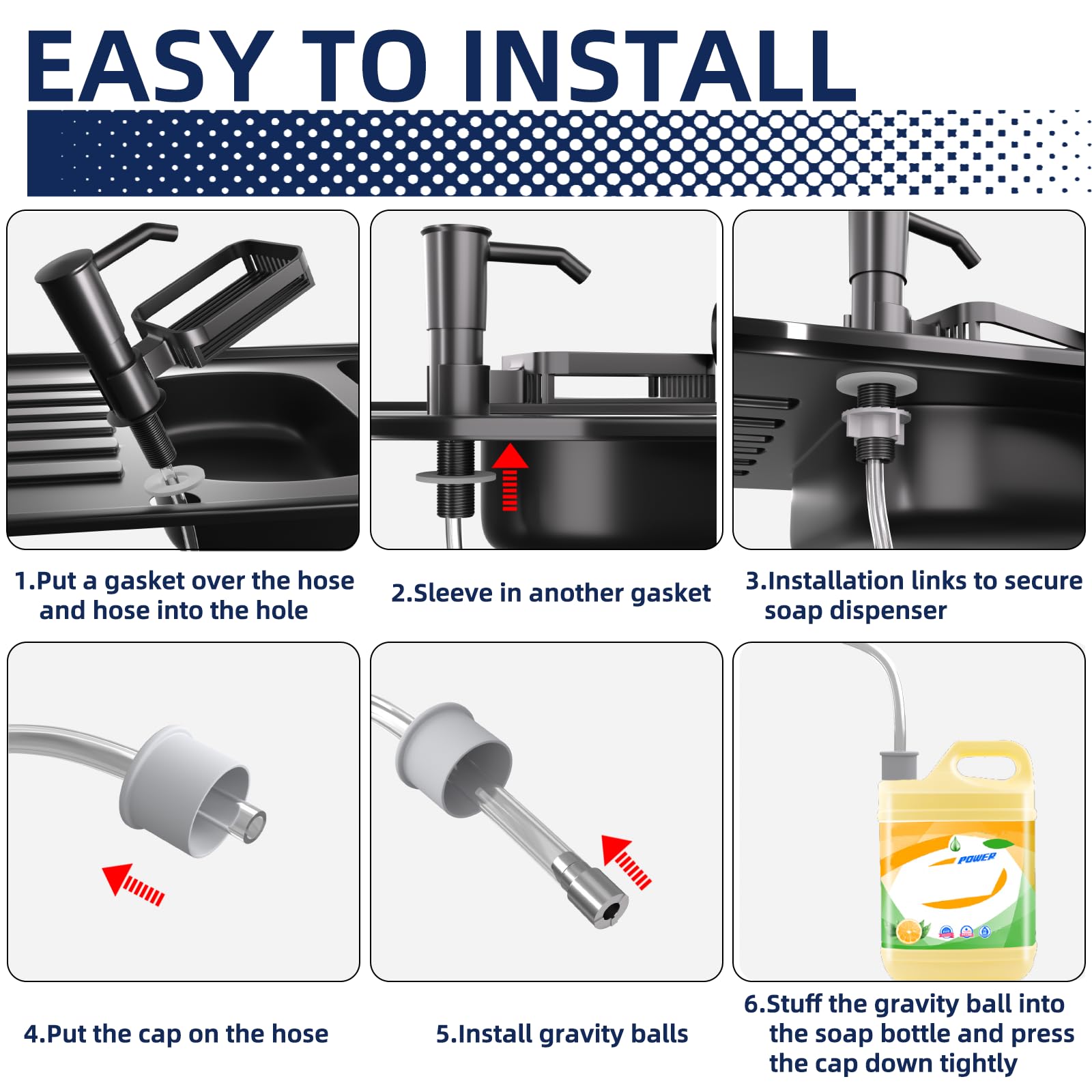 KNEELISA compatible with soap sanitizer and lotion for versatile use