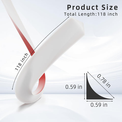 KNEELISA right-angle design provides precise 90-degree edge along walls.