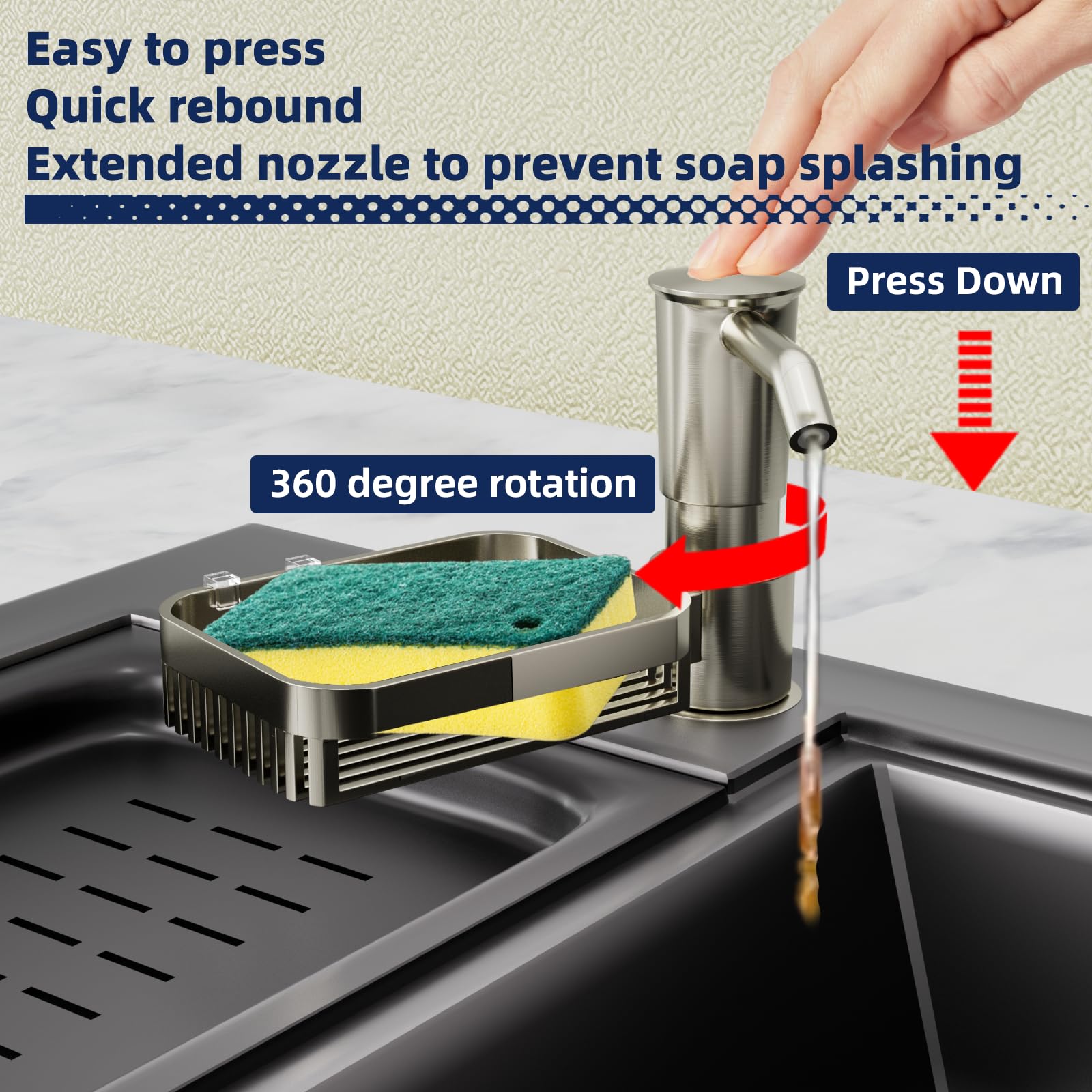 KNEELISA under sink installation demonstrates simple, tool-free setup