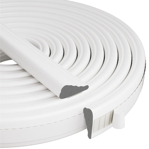 KNEELISA wedge weather strip white fills gaps for doors and windows