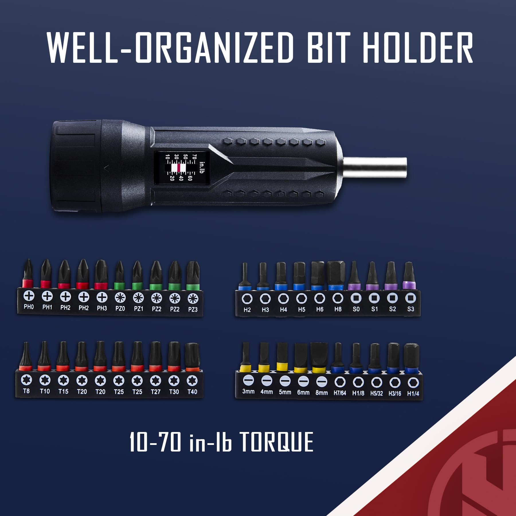 KNINE OUTDOORS labeled-bit-holder speeds finding the right bit.