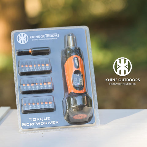 KNINE OUTDOORS bit assortment includes Phillips, Pozidiv, Hex and Torx options