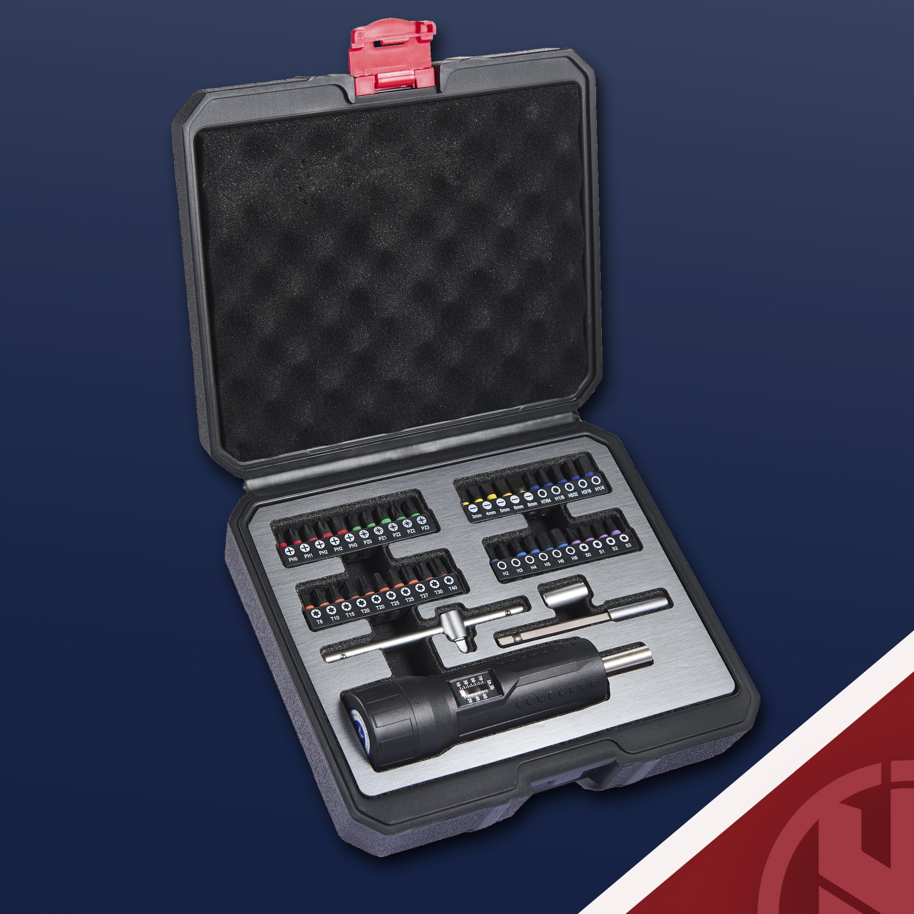 KNINE OUTDOORS T-bar-handle ergonomic design for comfortable turning.