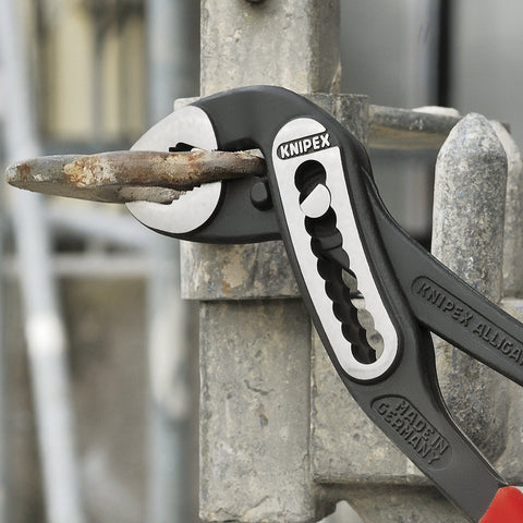 KNIPEX 10-inch pliers close-up highlighting reach for larger work