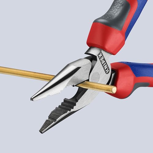 Knipex 08-22-145 anti-twist jaws ensure secure grip.