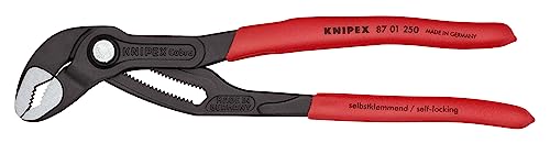 KNIPEX 10in pliers wrench smooth jaws close-up for non-rounding grip