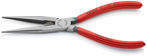 KNIPEX jaw detail shows serrated grip for secure holding