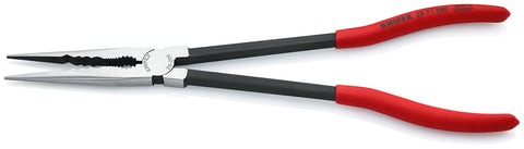 KNIPEX 28 71 280 jaws close-up showing four grooves for small parts.
