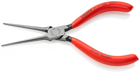 KNIPEX 3111160 long-jaw design reaches confined areas for precise assembly.
