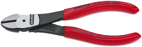 KNIPEX 74 01 140 ergonomic handle aids comfortable grip during long work