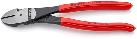 KNIPEX 74 21 200 close-up highlighting the cutting-edge for precise wire cuts.