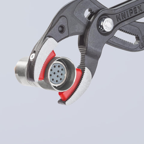 KNIPEX oil hardened steel construction for durable performance.