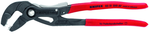 KNIPEX 85 51 250AFSBA rotating jaws grip hose clamps from any angle for easy work
