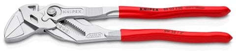 KNIPEX 86 03 250 SBA adjustment button enables fast one-handed setup.